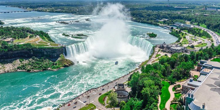 Niagara Falls from above