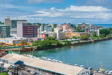 City centre of Suva in Fiji