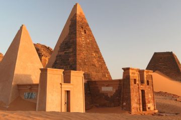 pyramids of Meroe in Sudan