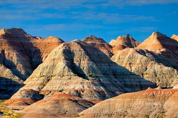 landscape of Badlands National Park