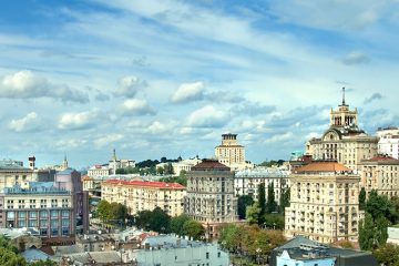 Ukraine cityscape