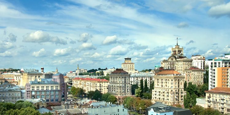 Ukraine cityscape