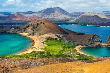 sun shining on the galapagos islands