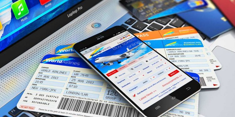 plane tickets and ticket buying app