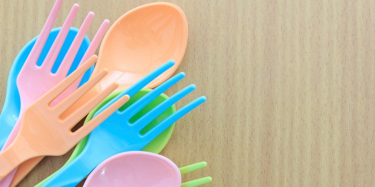 plastic picnic fork knife and spoon