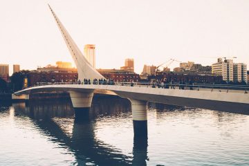 photo of the puente de la mujer bridge