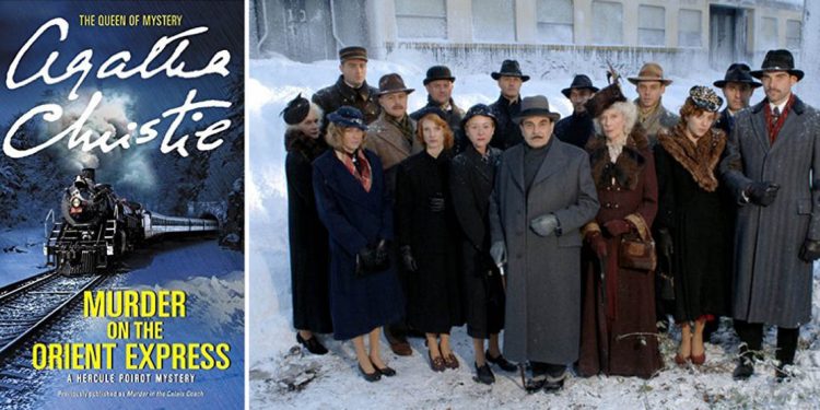 murder on the orient express book cover