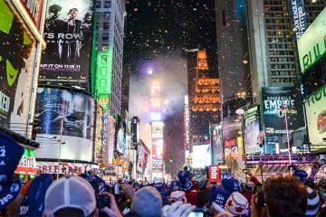 new year's eve celebration in times square, new york