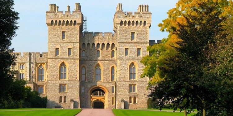 Windsor Castle on a sunny day