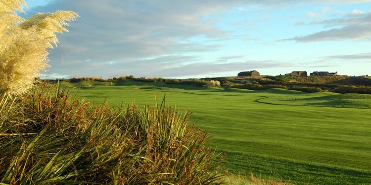 The Royal County Down golf course in Northern Ireland includes the miles of greenery