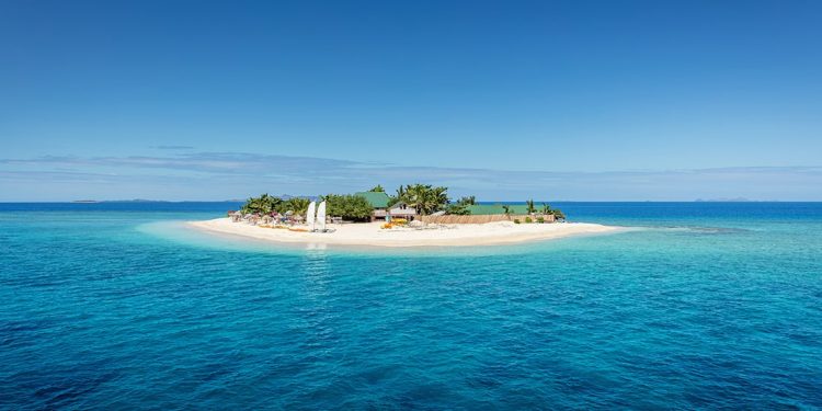 Small island off Fiji
