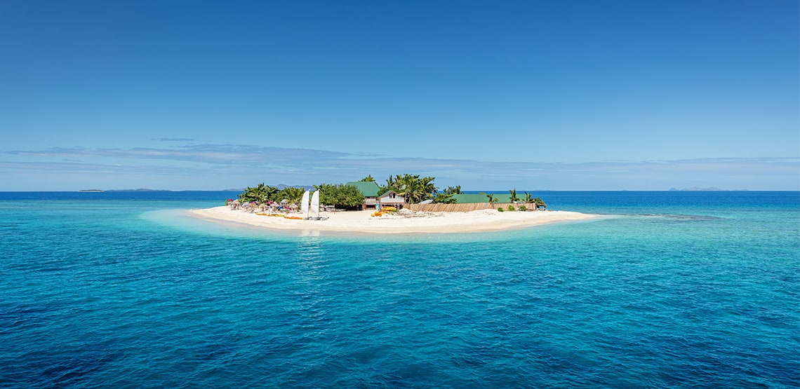 Small island off Fiji