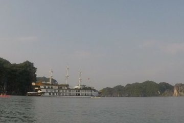 Cruise ship in Halong Bay, Vietnam