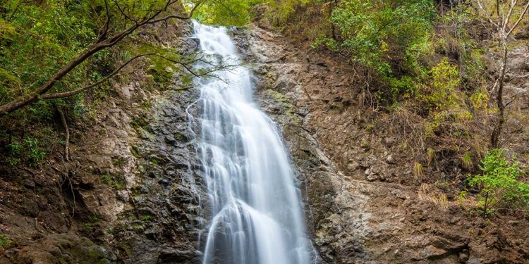 Montezuma waterfall in costa rica