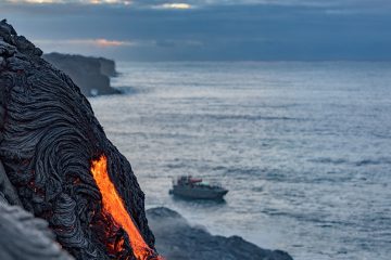 Lava at Hawaii Volcanoes National Park