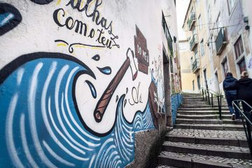 street art in Lisbon, Portugal