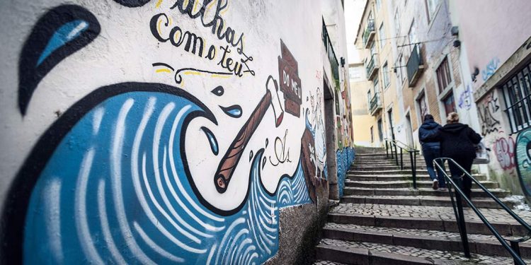 street art in Lisbon, Portugal