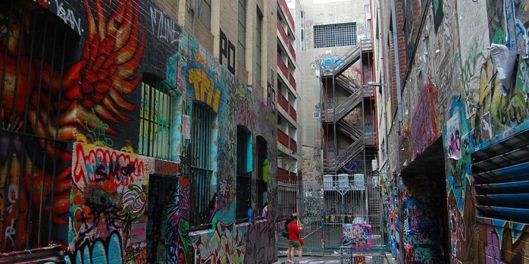 street art in Melbourne, Australia