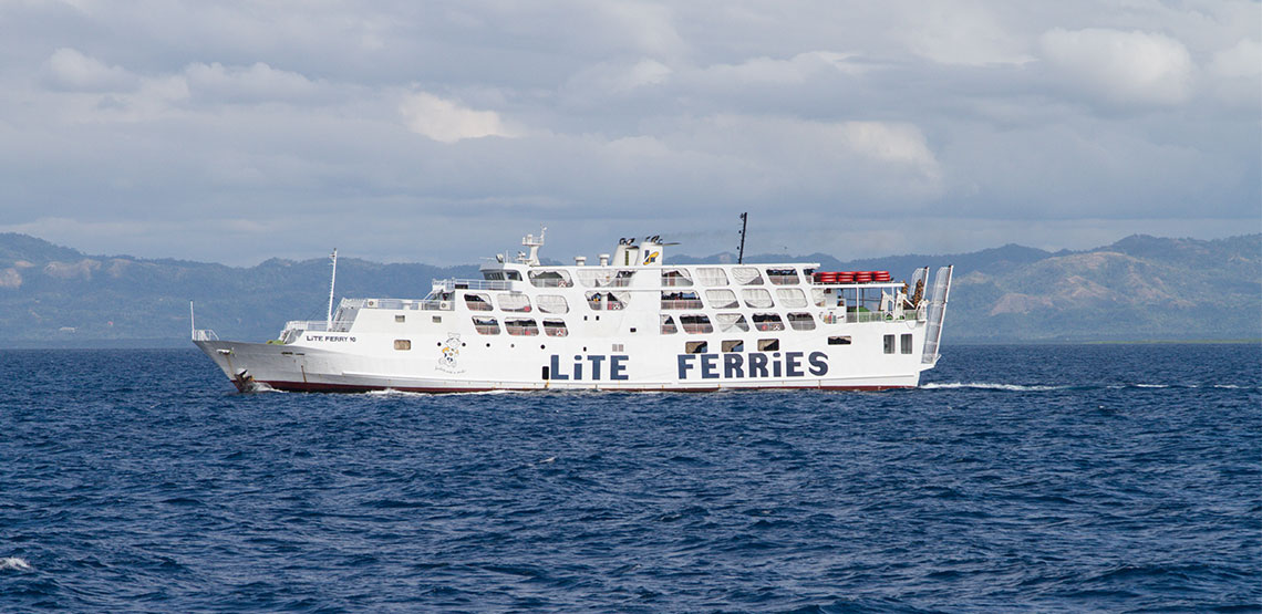 Ferry on the water