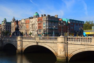 O'Connell Bridge in Dublin, Ireland
