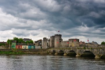 Bridge and river in Limerick.