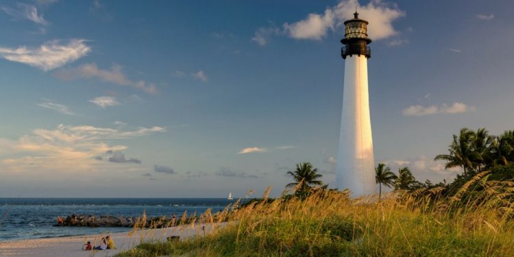 Lighthouse on the coast of Florida