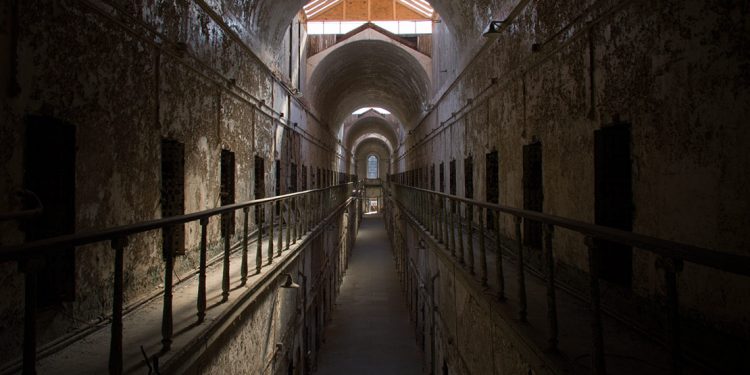 Hallway in Eastern State Penitentiary