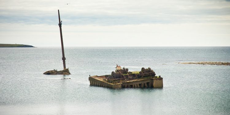 Shipwreck at Scapa Flow