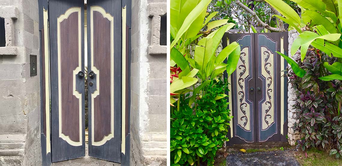 Balinese doors