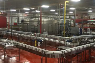 Interior of Lagunitas brewery