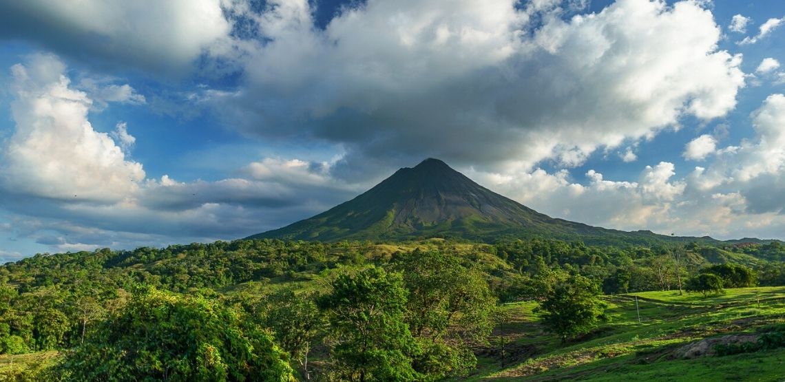 A volcano in Costa Rica.