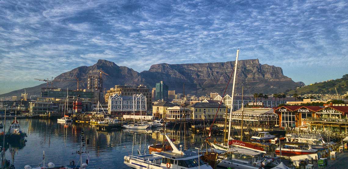 Cape Town, South Africa harbor.